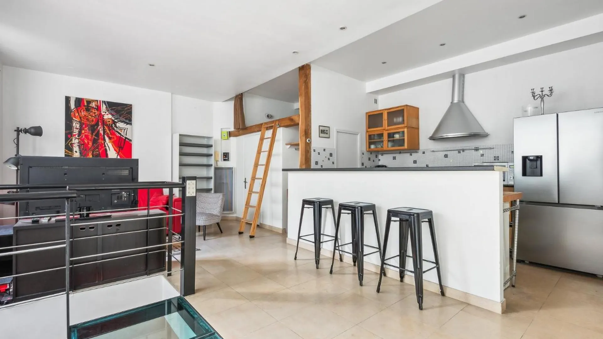 Апартаменты Loft De 80 M² Avec Jardin Privatif Париж Франция